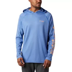 Men's Columbia PFG Terminal Tackle Heather Hoodie
