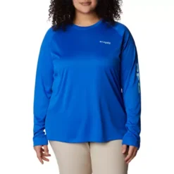 Women's Columbia Plus PFG Tidal Tee II Long Sleeve Shirt