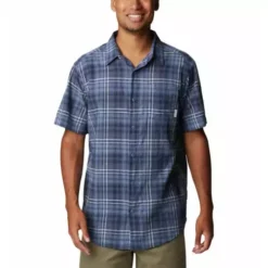 Men's Columbia Under Exposure Yarn Dye Short Sleeve Shirt