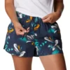 Women's Columbia Plus Sandy River II Printed Hybrid Shorts -Columbia 19489454653