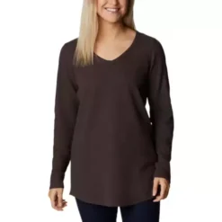 Women's Columbia Pine Peak Long Sleeve Thermal Tunic Length T-Shirt
