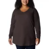 Women's Columbia Plus Size Pine Peak Long Sleeve Thermal Tunic Length T-Shirt -Columbia 19489533205