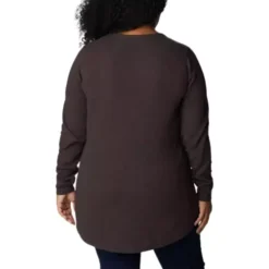Women's Columbia Plus Size Pine Peak Long Sleeve Thermal Tunic Length T-Shirt -Columbia 19489533205 2