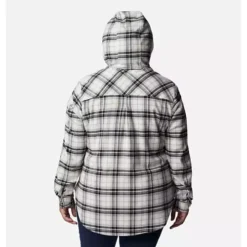 Women's Columbia Plus Size Anytime Stretch Hooded Long Sleeve Shirt -Columbia 19489548327 2