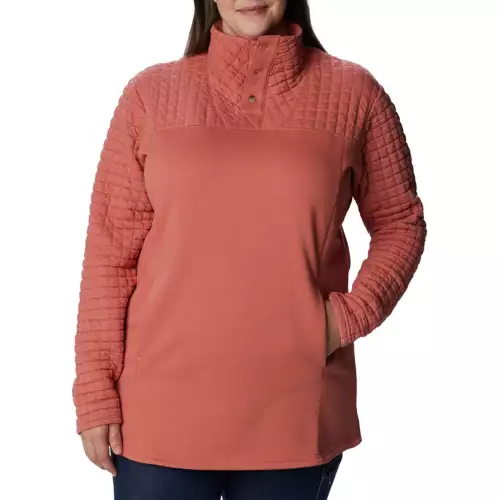 Women's Columbia Plus Sunday Summit II 1/4 Snap Pullover 3 Women's Columbia Plus Sunday Summit II 1/4 Snap Pullover