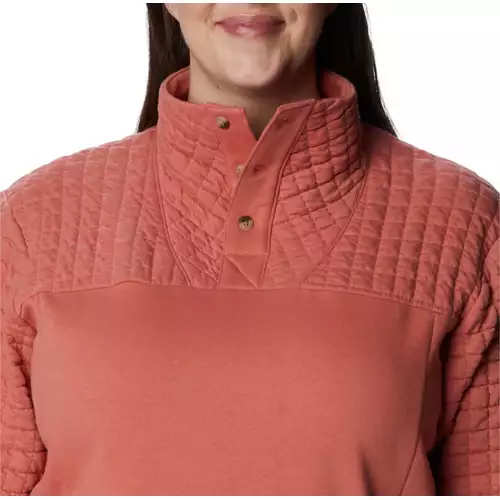 Women's Columbia Plus Sunday Summit II 1/4 Snap Pullover 5 Women's Columbia Plus Sunday Summit II 1/4 Snap Pullover - Image 3