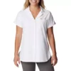 Women's Columbia PFG Sun Drifter Woven Short Sleeve Shirt