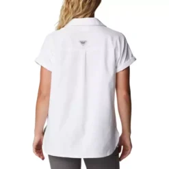 Women's Columbia PFG Sun Drifter Woven Short Sleeve Shirt -Columbia 19597844978 4