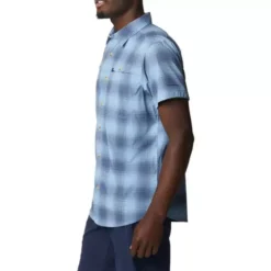 Men's Columbia Newton Ridge Plaid Short Sleeve Shirt -Columbia 19597848924 3