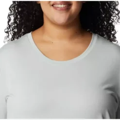 Women's Columbia Plus Slack Water Knit II T-Shirt 8 Women's Columbia Plus Slack Water Knit II T-Shirt -Columbia 19597852678 2