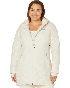 Columbia Plus Size Heavenly Long Hooded Jacket