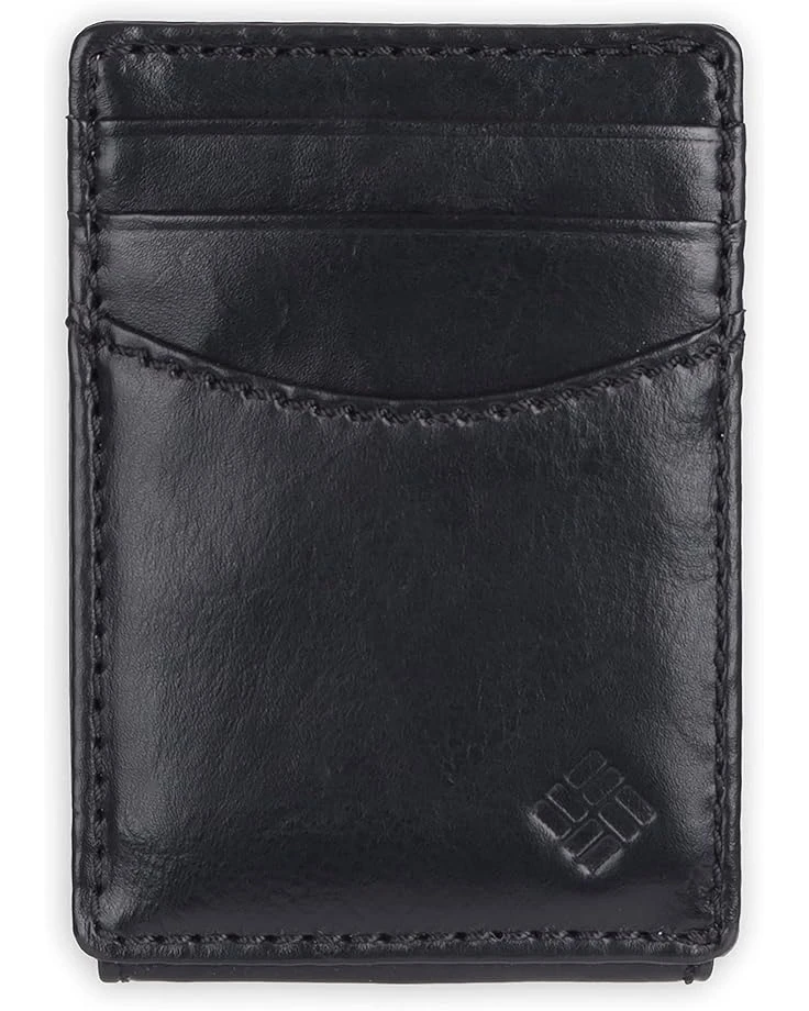 Columbia Men's Leather Front Pocket Wallet Card Holder For Travel 3 Columbia Men's Leather Front Pocket Wallet Card Holder For Travel