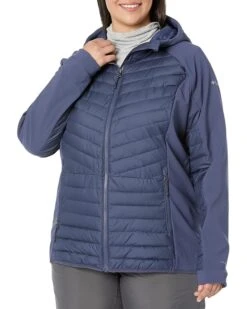 Columbia Plus Size Powder Lite™ Hybrid Hooded Jacket