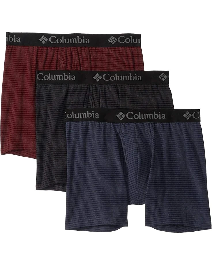 Columbia Performance Cotton Stretch Stripe Boxer Brief 2 Columbia Performance Cotton Stretch Stripe Boxer Brief